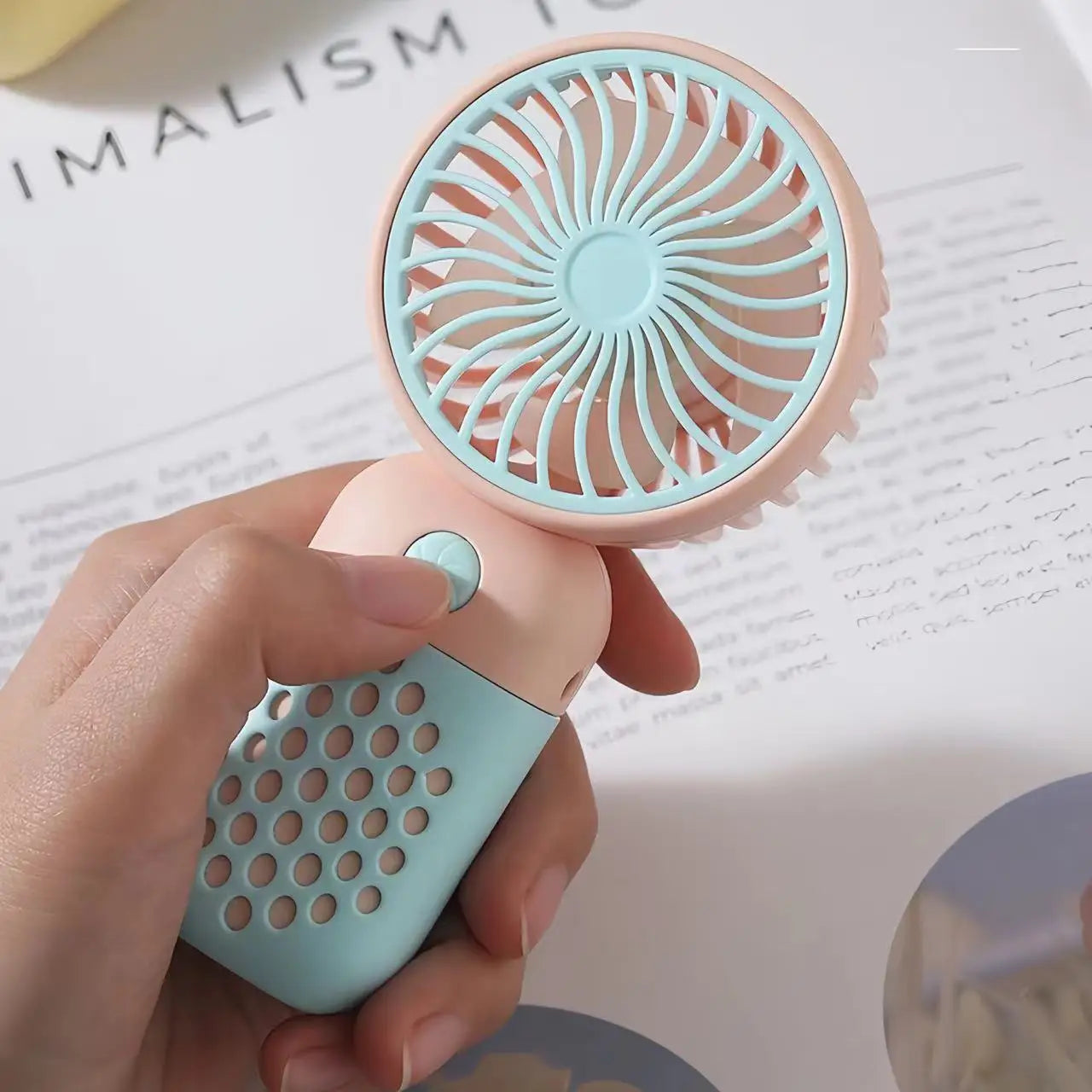 2025 New Handheld Charging Fan – Mini USB Pocket Breeze